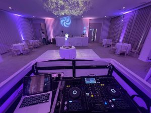 White DJ Booth